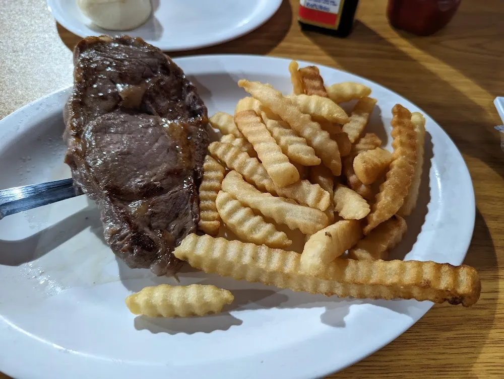 Ribeye Steak and Fries